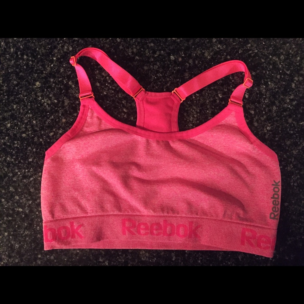 Reebok Sports Bra racer back size small unpadded