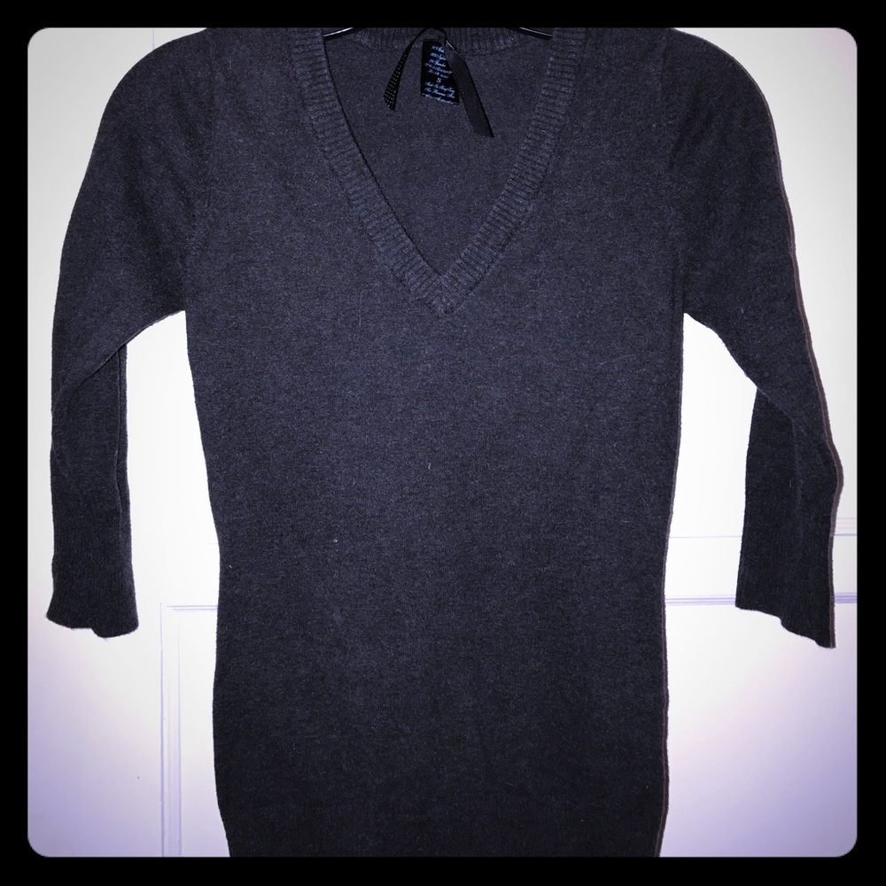 Forever 21 gunmetal grey sweater