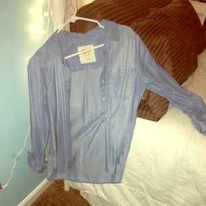 Button up denim jacket