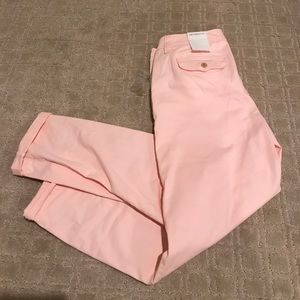 Liz Claiborne Pink Chino Crop Pant