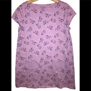 Lands' End Girls Horse Tunic EUC