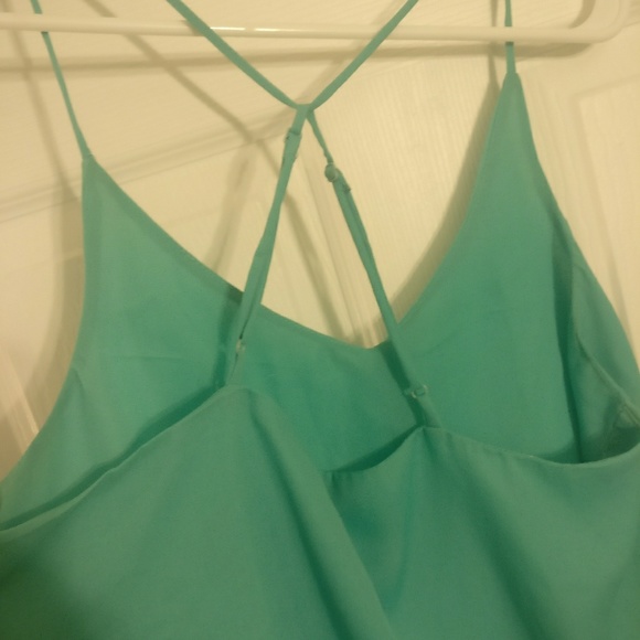 Chiffon mint green blouse - Picture 4 of 4