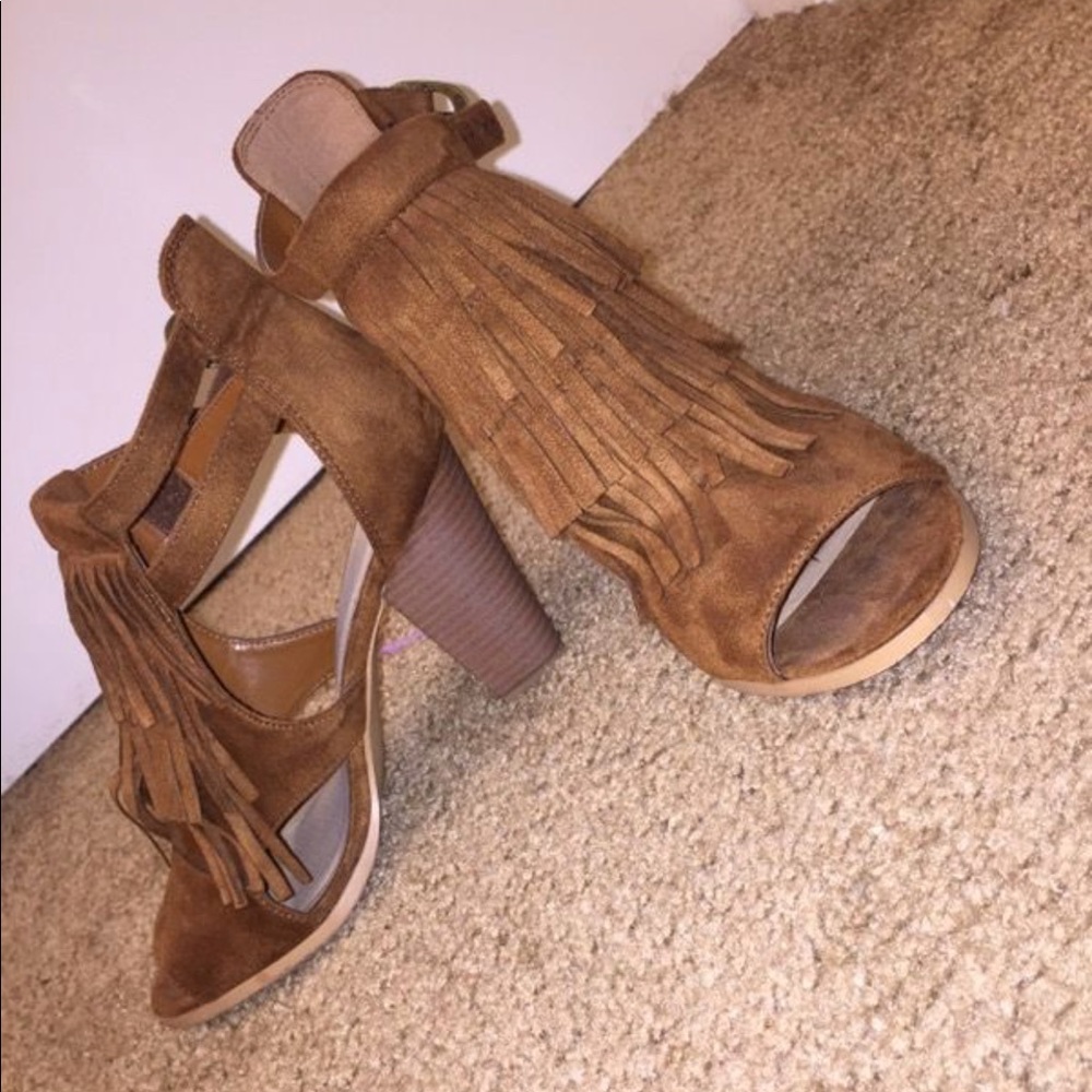 Fringe heels