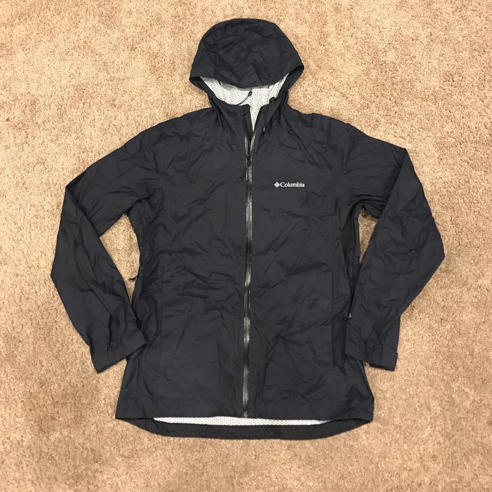 Rain jacket dark blue almost black great condition