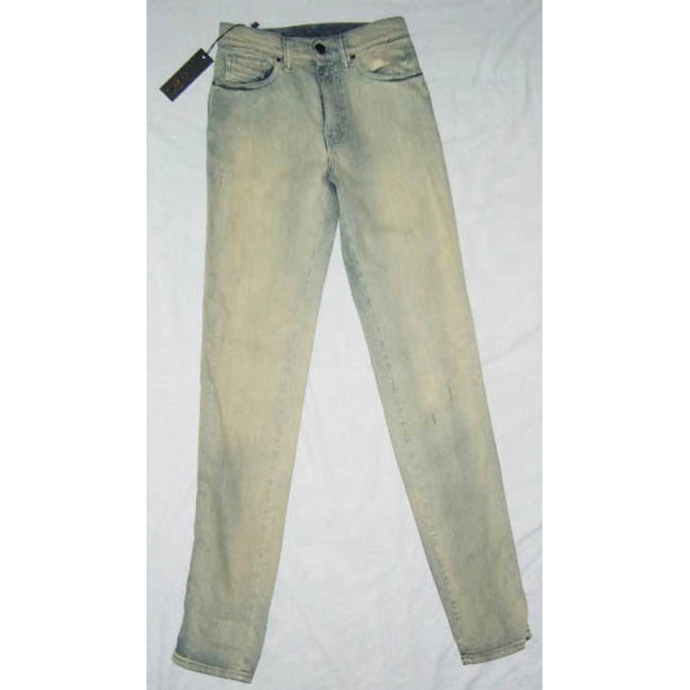 NWT DIESEL Black Gold Faded Blu Skinny Jeans Sz 26