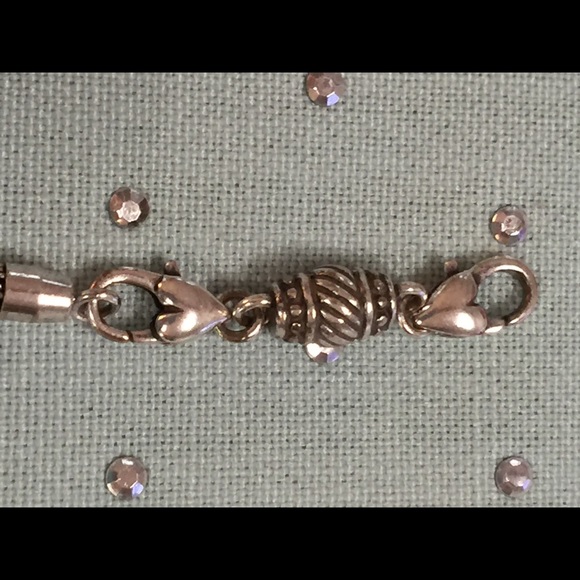 Brighton ABC Barrel clasp slider charm bracelet - Picture 1 of 3
