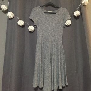 Grey Textured Dress
