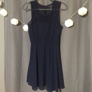 Navy Cutout Dress