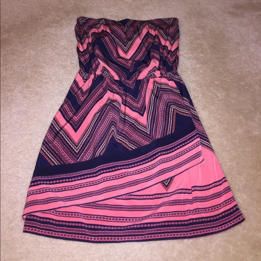 Express strapless dress