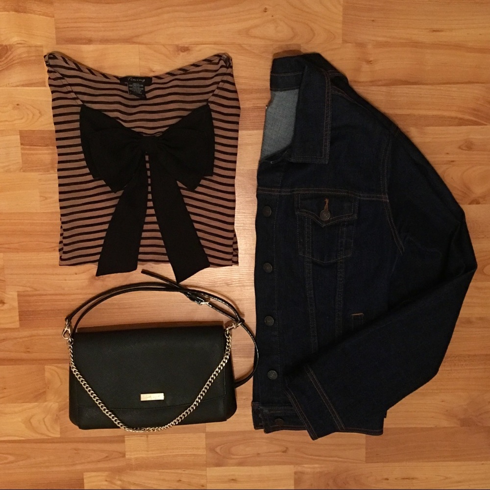 Sheer Long Sleeve Blouse w/ Big Bow