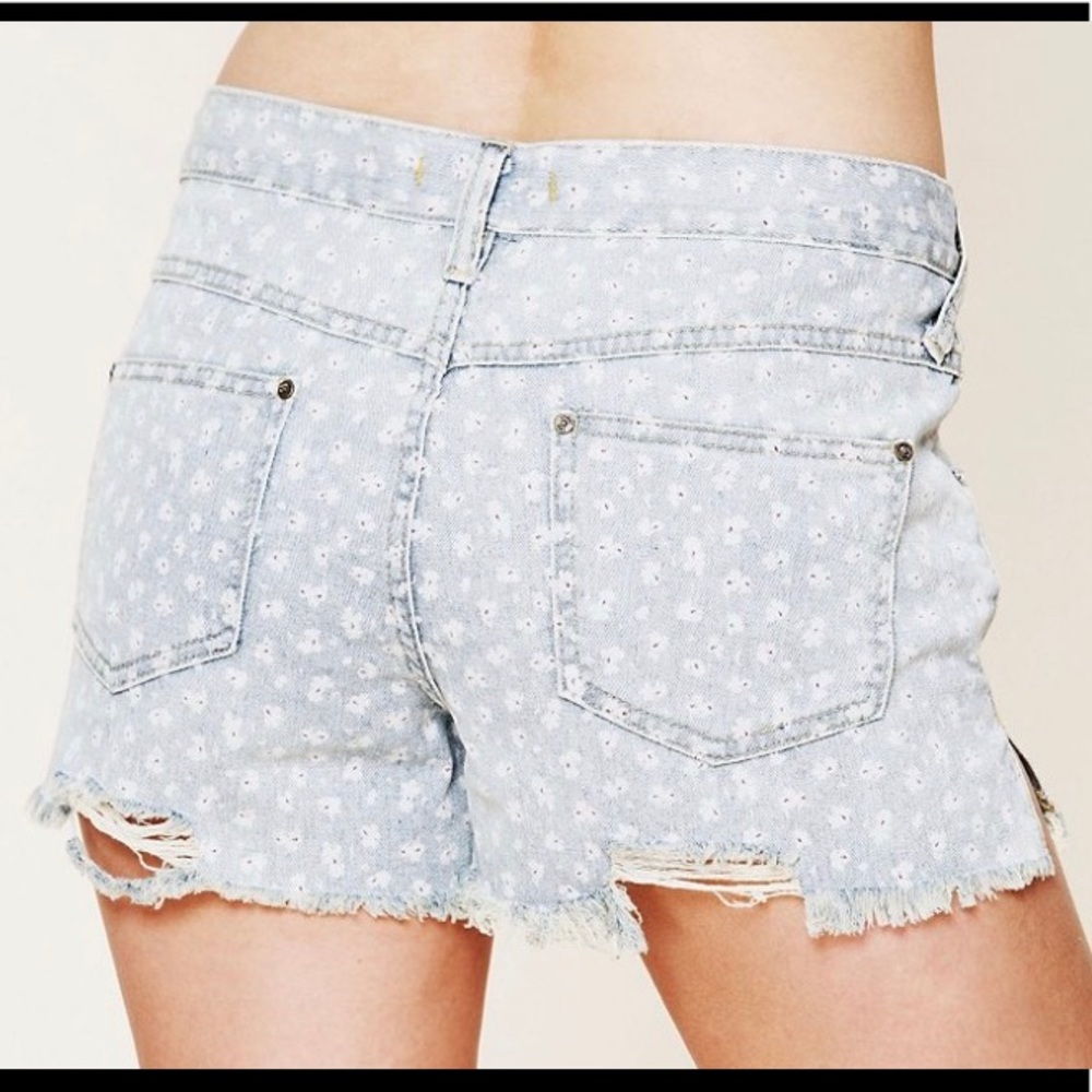 Free People Jean Shorts