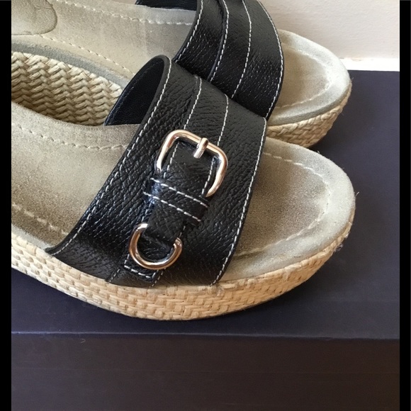 Prada " Calzature Donna" Wedge Slides - Picture 4 of 7