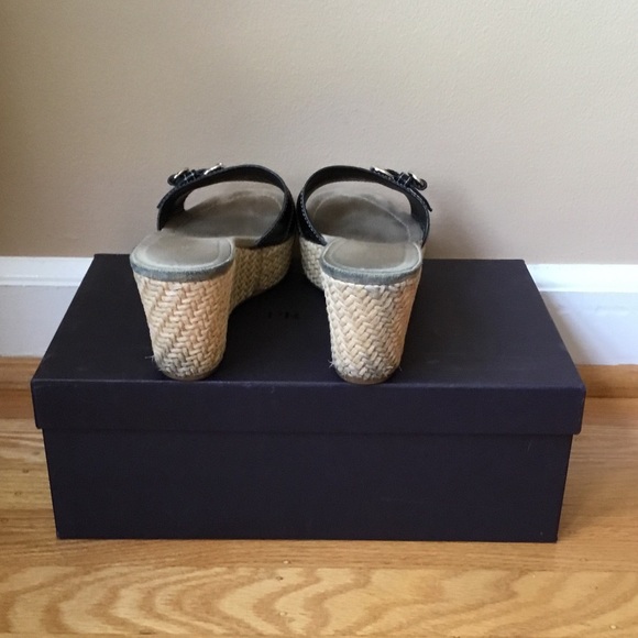 Prada " Calzature Donna" Wedge Slides - Picture 5 of 7