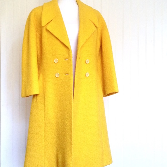 yellow swing coat