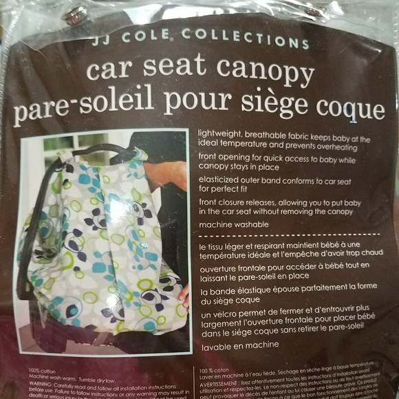 JJ Cole Collections Car Seat Canopy - Picture 2 of 3
