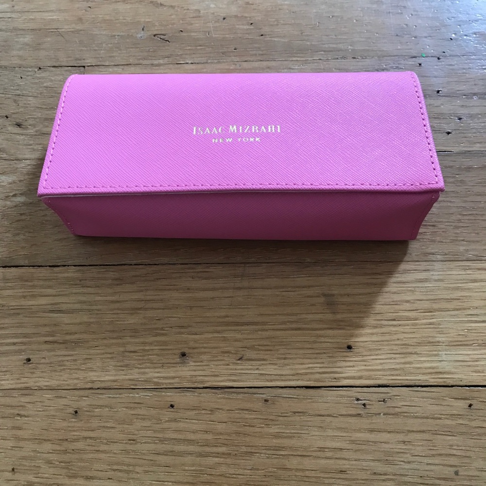 Isaac Mizrahi sunglasses/ eyeglass case