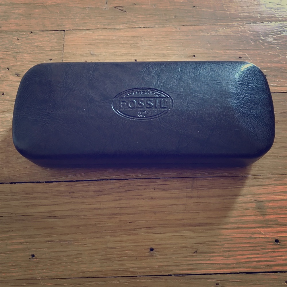 Fossil eyeglass case
