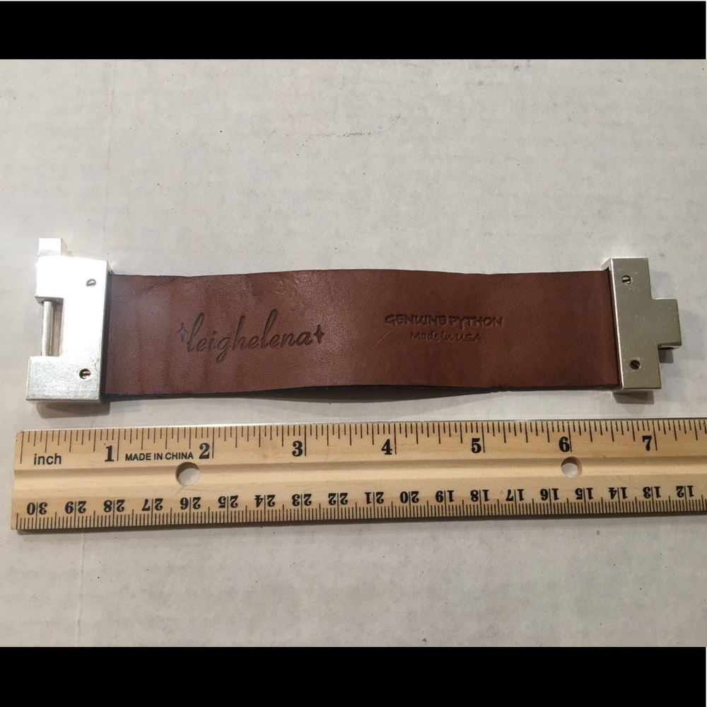 Leighelena Authentic Python Bracelet - image 3