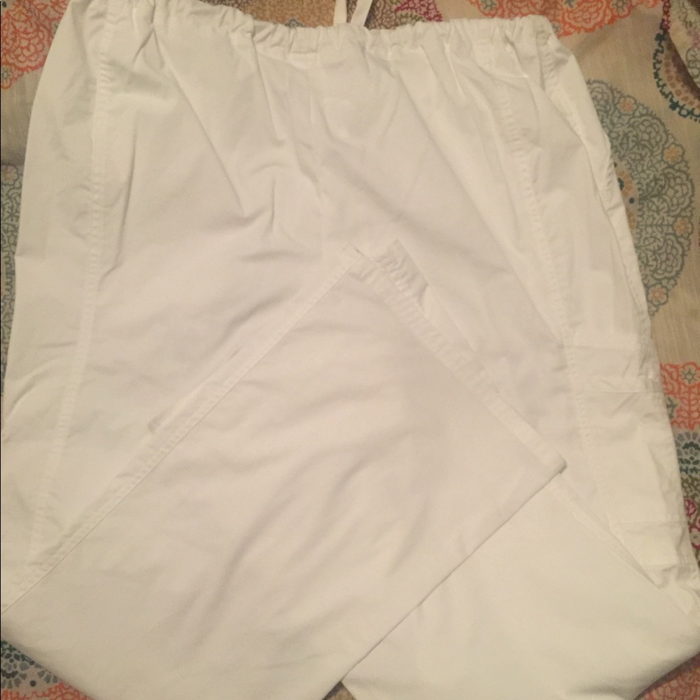 White scrubs