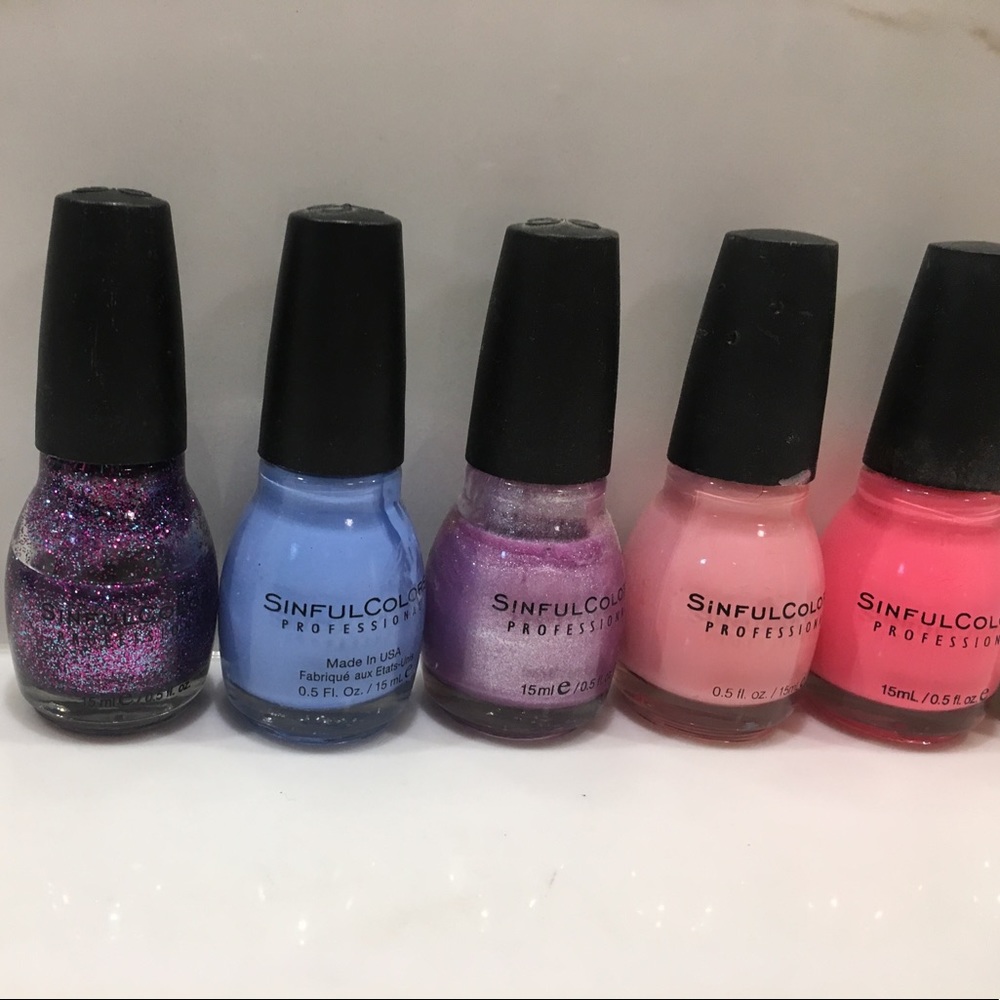 Sinful colors nail polish lot 12 nail polishes💅🏼