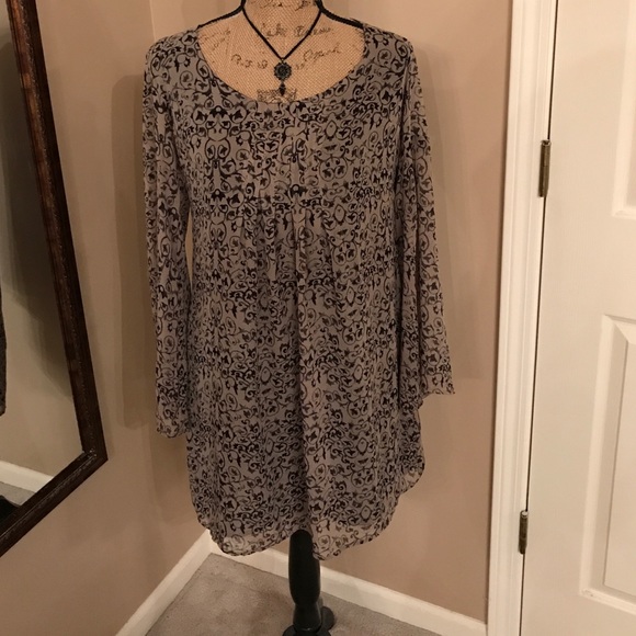 Dresses & Skirts - "Go With The Flow" Patterned Dress