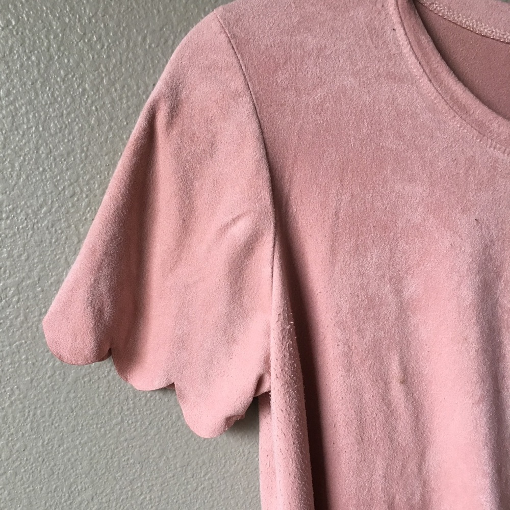 💕PINK SUEDE SHIRT💕