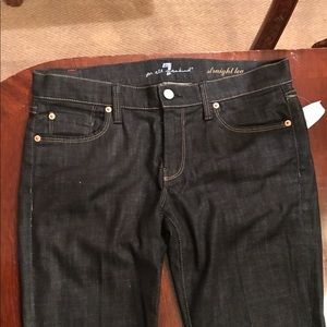 Never Worn 7 For All Mankind Straight Leg Jeans