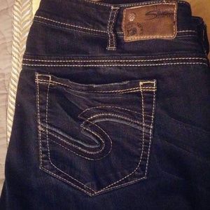 Women's silver Jeans