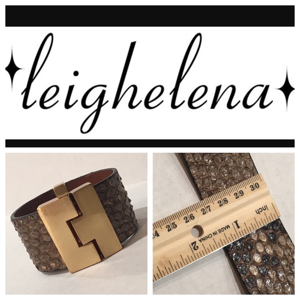 Leighelena Authentic Python Bracelet - image 2
