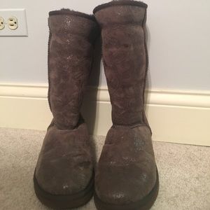 Size 7 limited edition ugg baroque tall boots