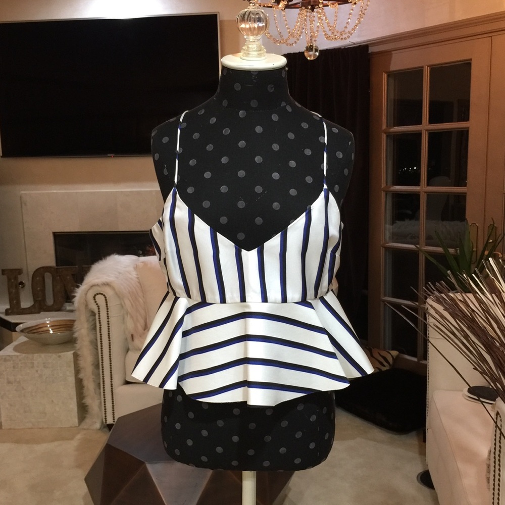 Nicholas Nautical Striped Tank Top