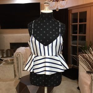 Nicholas Nautical Striped Tank Top