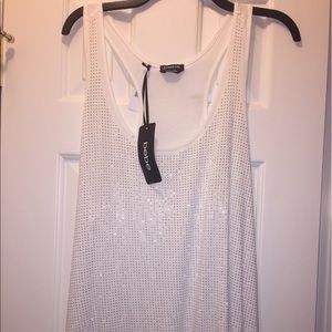 BEBE Studded Tank Top