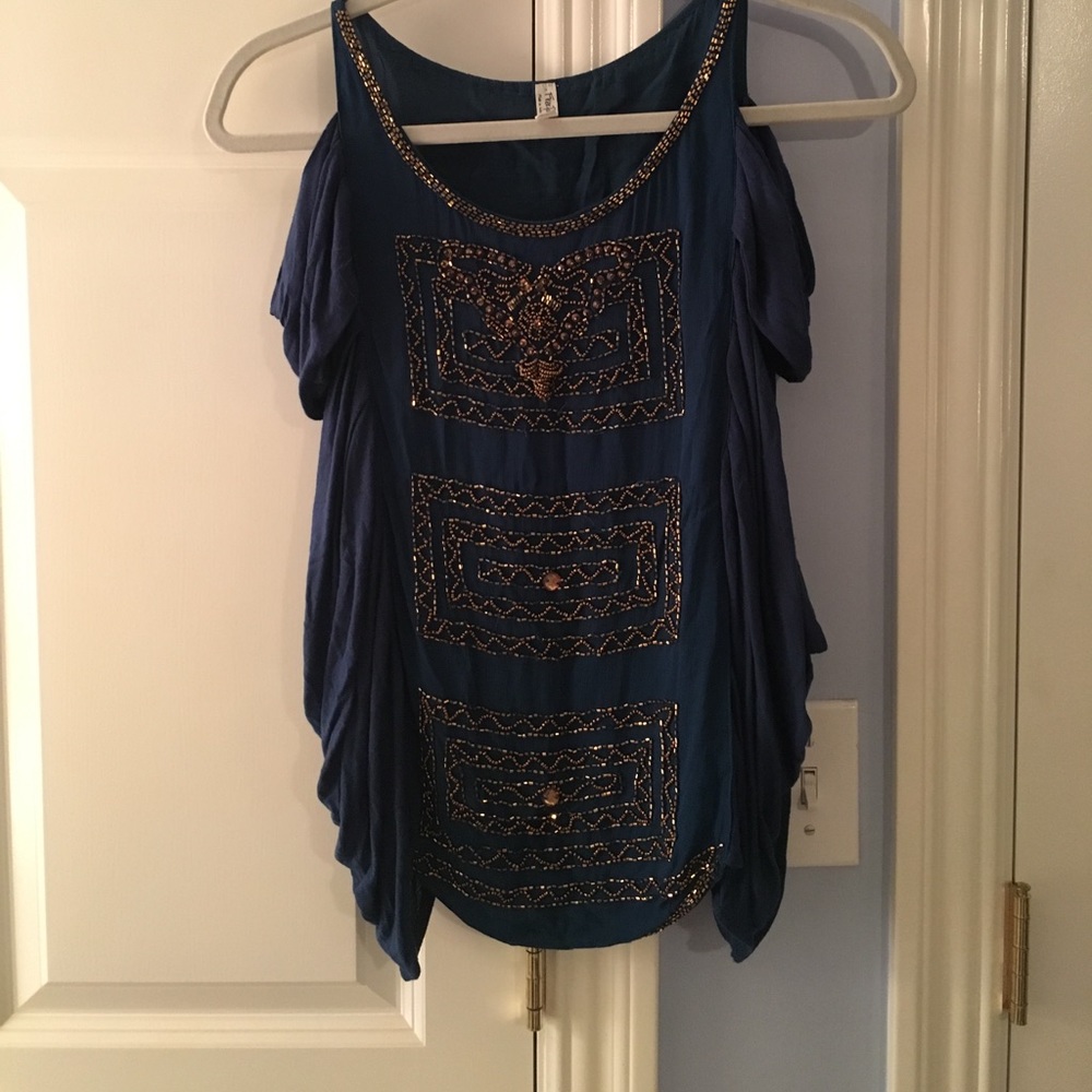 Free People Sequin Top