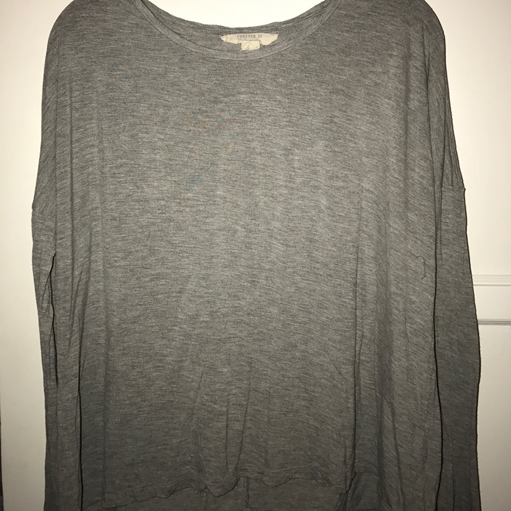Forever 21 grey top