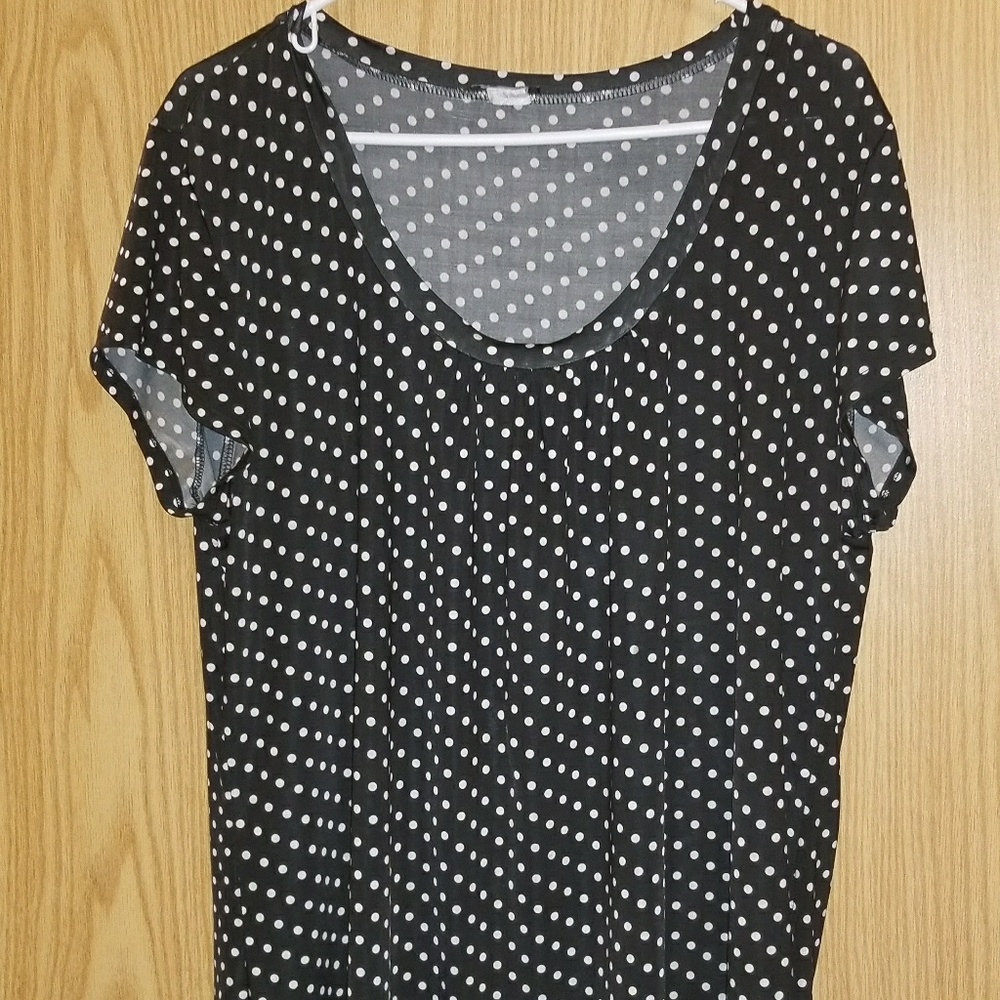 Polka dot blouse