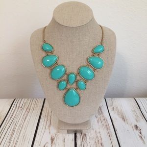 Forever 21 Turquoise Statement Necklace