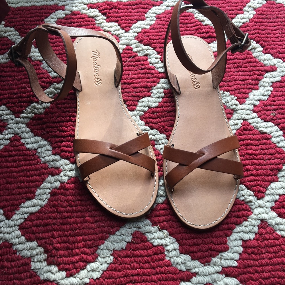 Madewell Boardwalk Ankle Strap Sandals