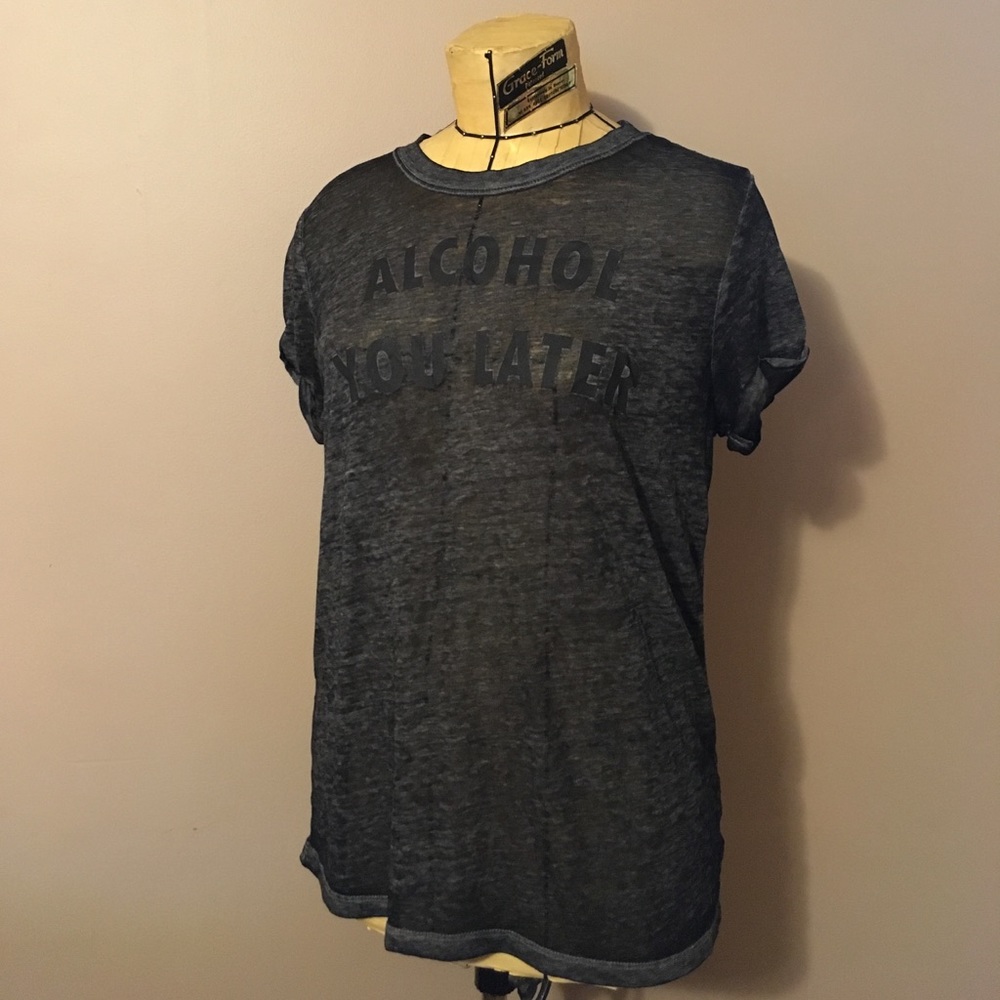 Burnout graphic tee