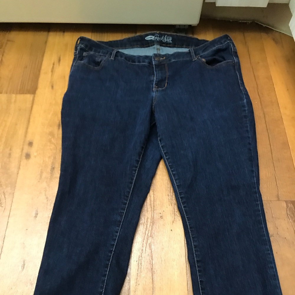 Dark Wash Old Navy rockstar denim jeans