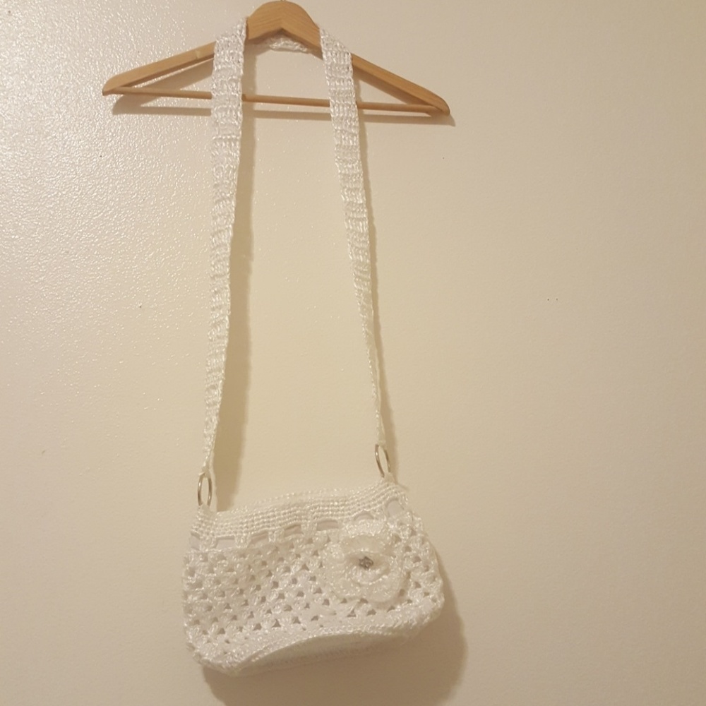 White handmade bag