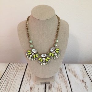 Yellow Stone Statement Necklace