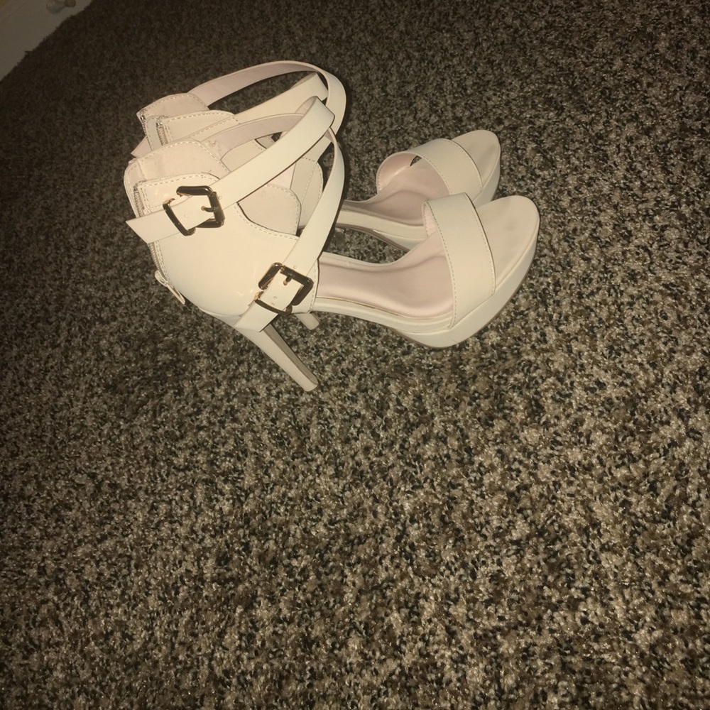 baby pink high heels