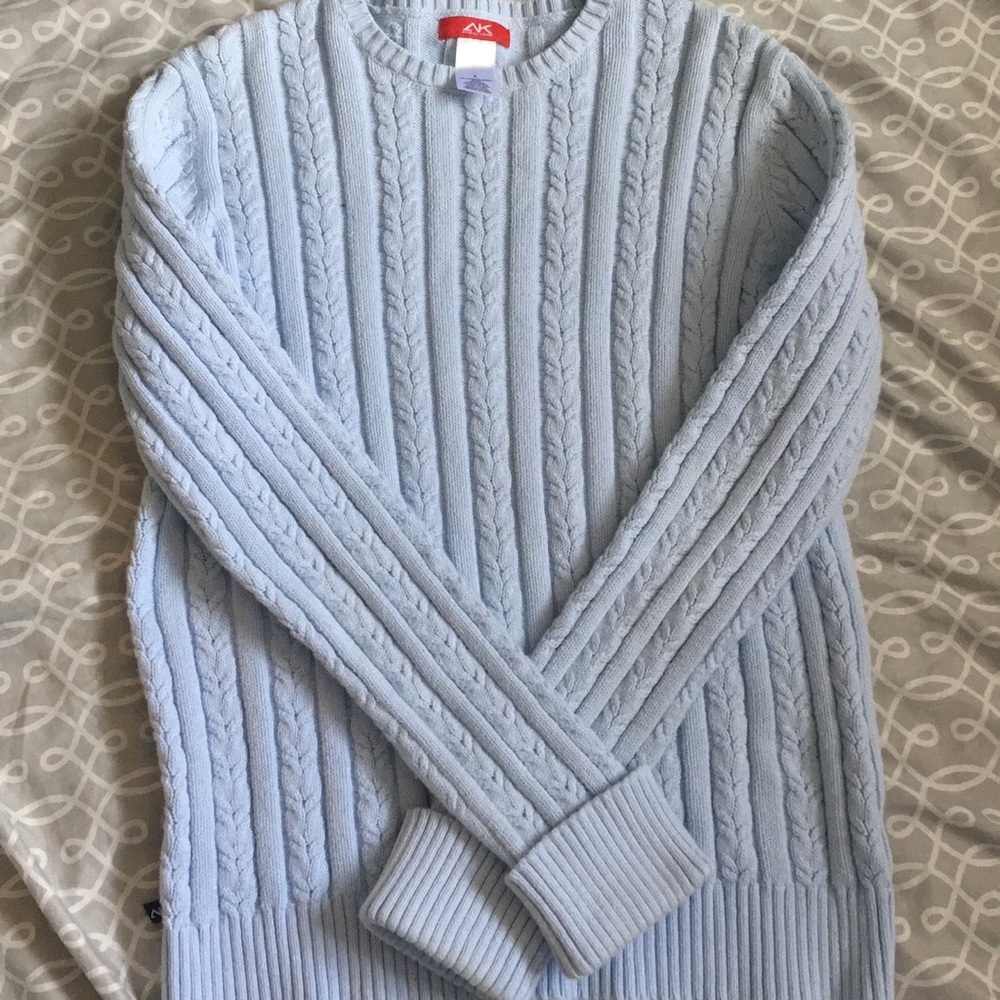 Blue Knit Sweater Anne Klein NWOT