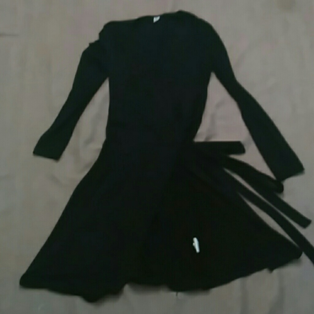 Wrap dress black