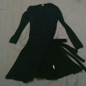 Wrap dress black