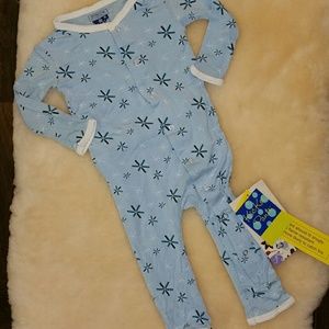 Kickee Pants Coverall - Pond Snow