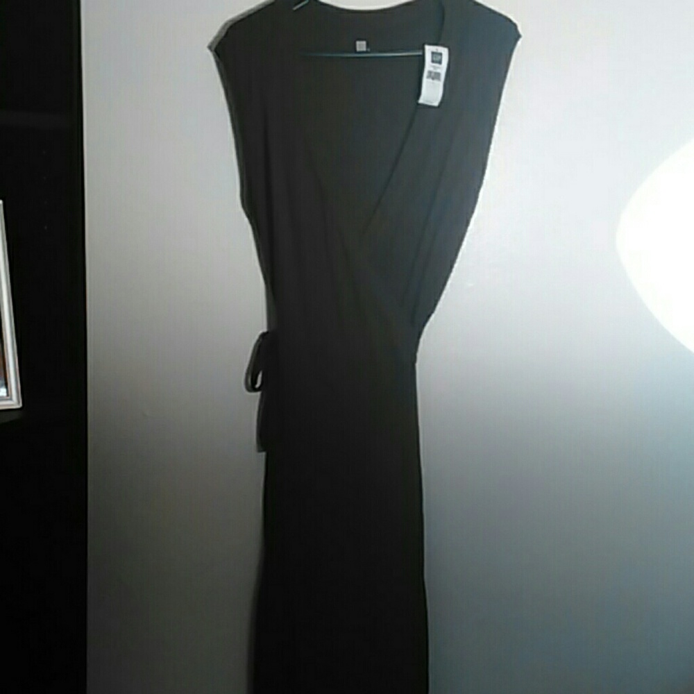 Wrapped long dress