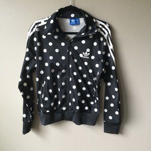 ⚫️⚪️POKADOT ADIDAS JACKET⚪️⚫️