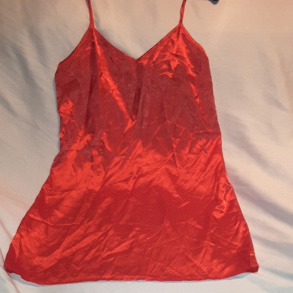 Susie Rose red dress with slip - Picture 3 of 4